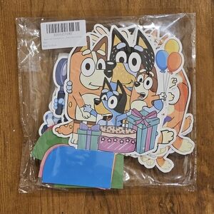 New 9 Piece Bluey Table Toppers